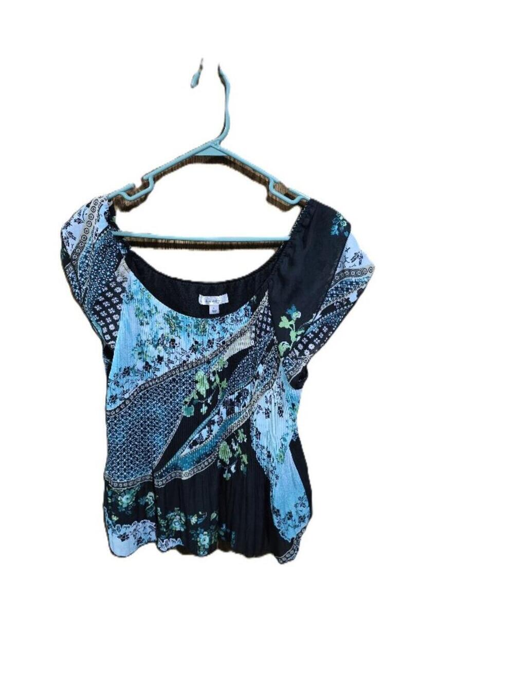 Dressbarn Green Multi-Color Blouse Size XL - Picture 2 of 4